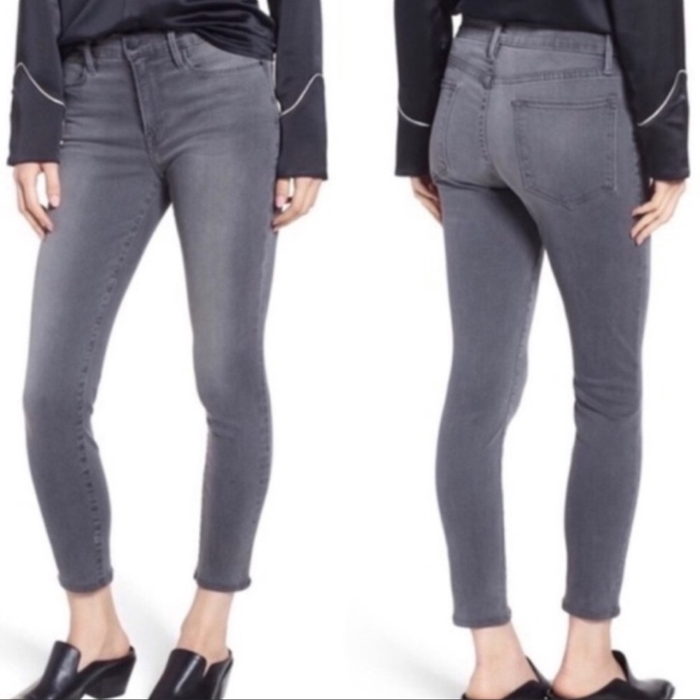 Frame Denim Women's Skinny Jeans in Gray